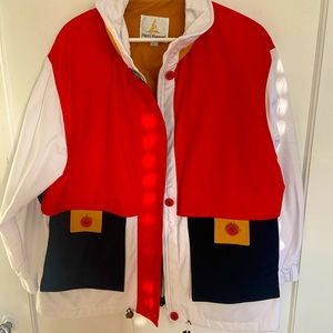 Vintage 90s Color Block Jacket - Perfect Condition with Tags